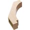Ekena Millwork 5-inch W x 18-inch D x 24-inch H Imperial Rough Cedar Woodgrain TimberThane Knee Brace, Primed BRCUR05X18X24IMPRCPR - alternate 2